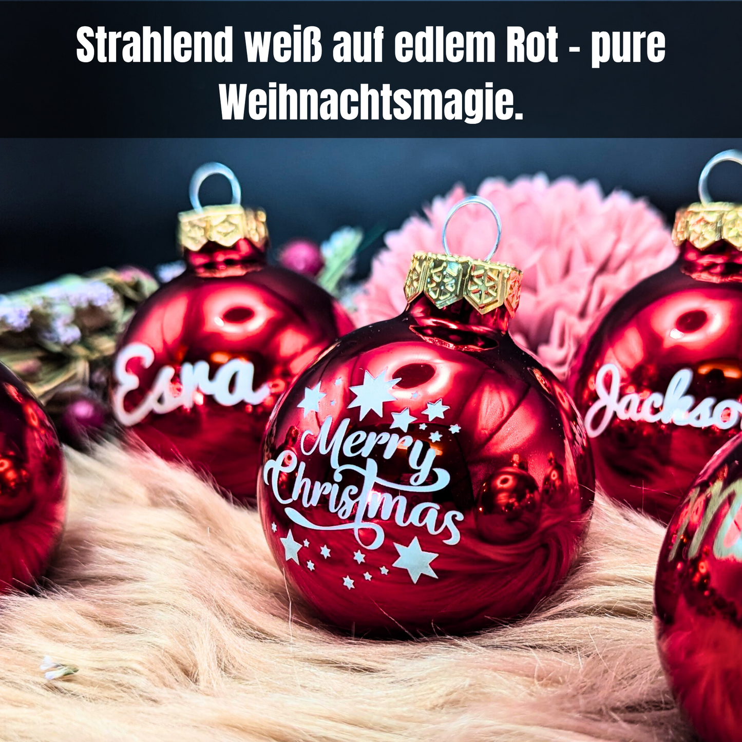 Personalisierte Weihnachtskugel
