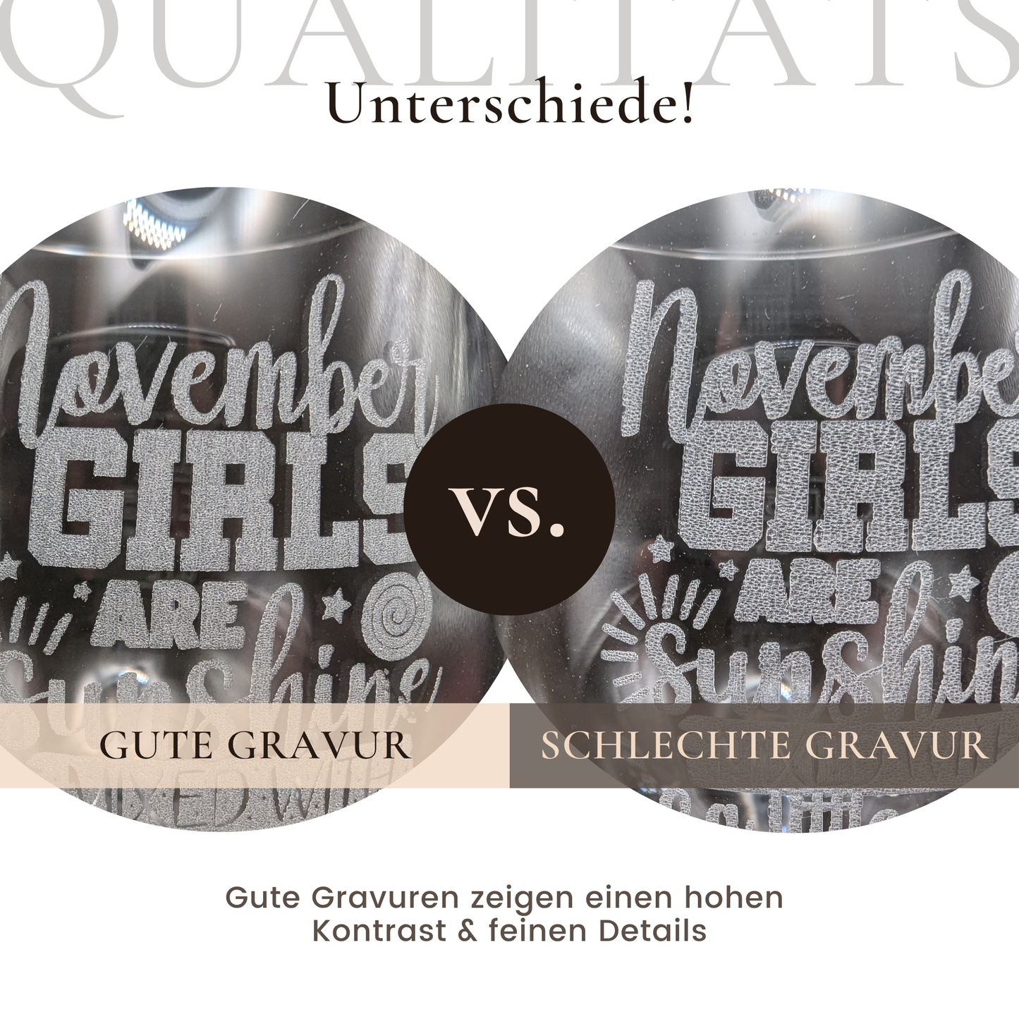 Personalisiertes Weinglas Set mit Gravur
