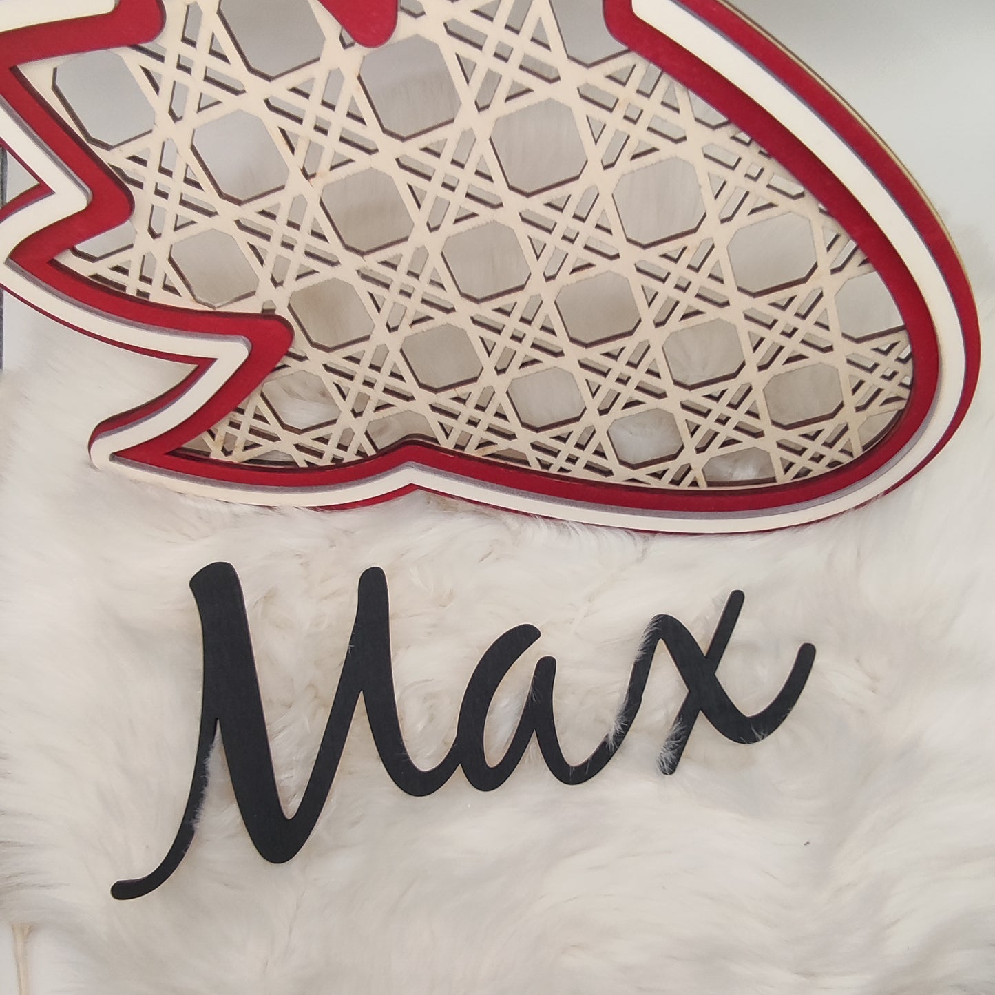 Personalisierbares Türschild in Raketenform – Einzigartiges Design für kleine Abenteurer