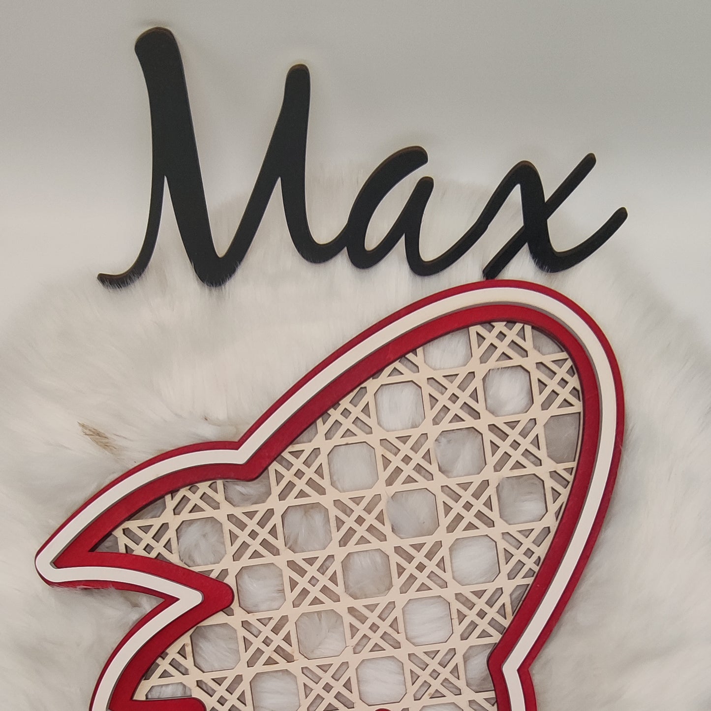 Personalisierbares Türschild in Raketenform – Einzigartiges Design für kleine Abenteurer