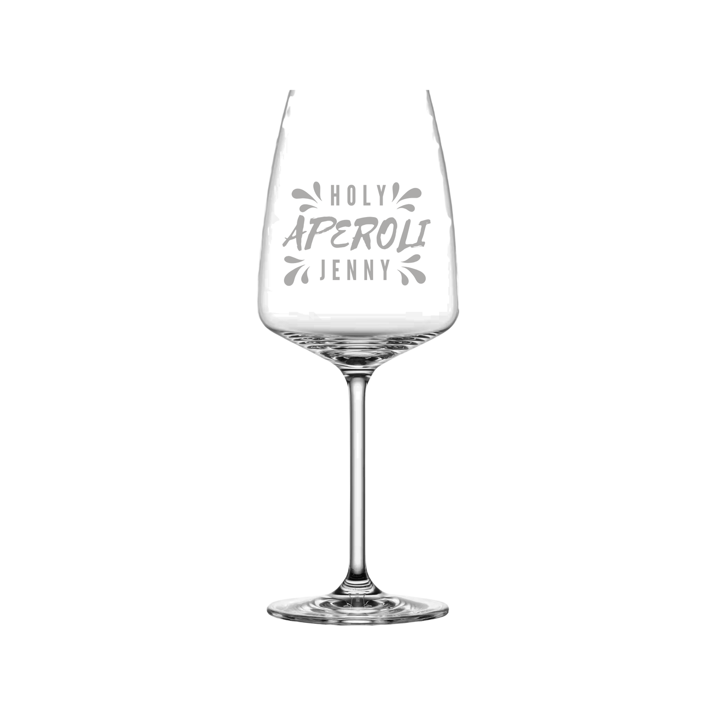 Weinglas „Holy Aperoli“ mit Wunschname