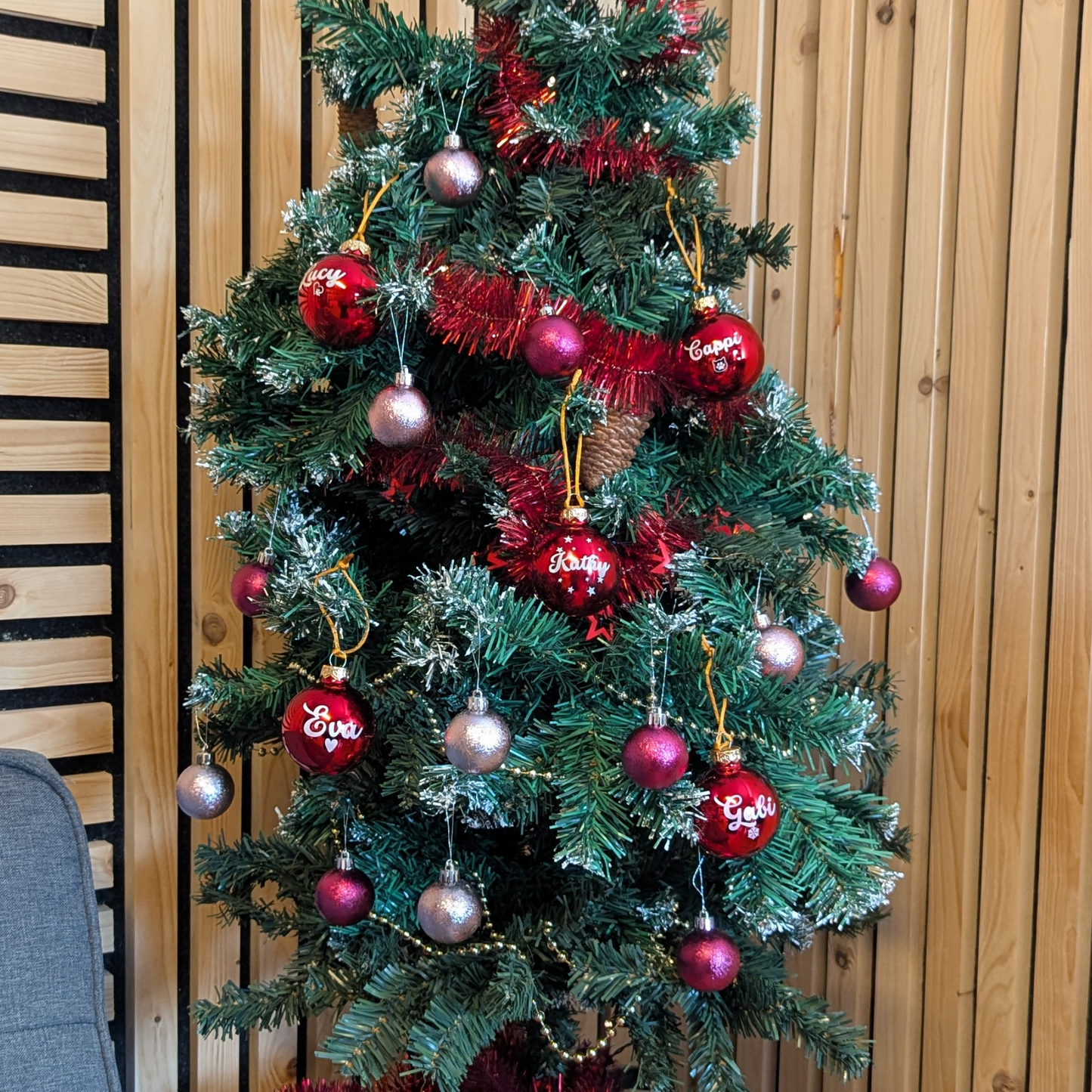 Personalisierte Weihnachtskugel  „Mein 1. Weihnachten“