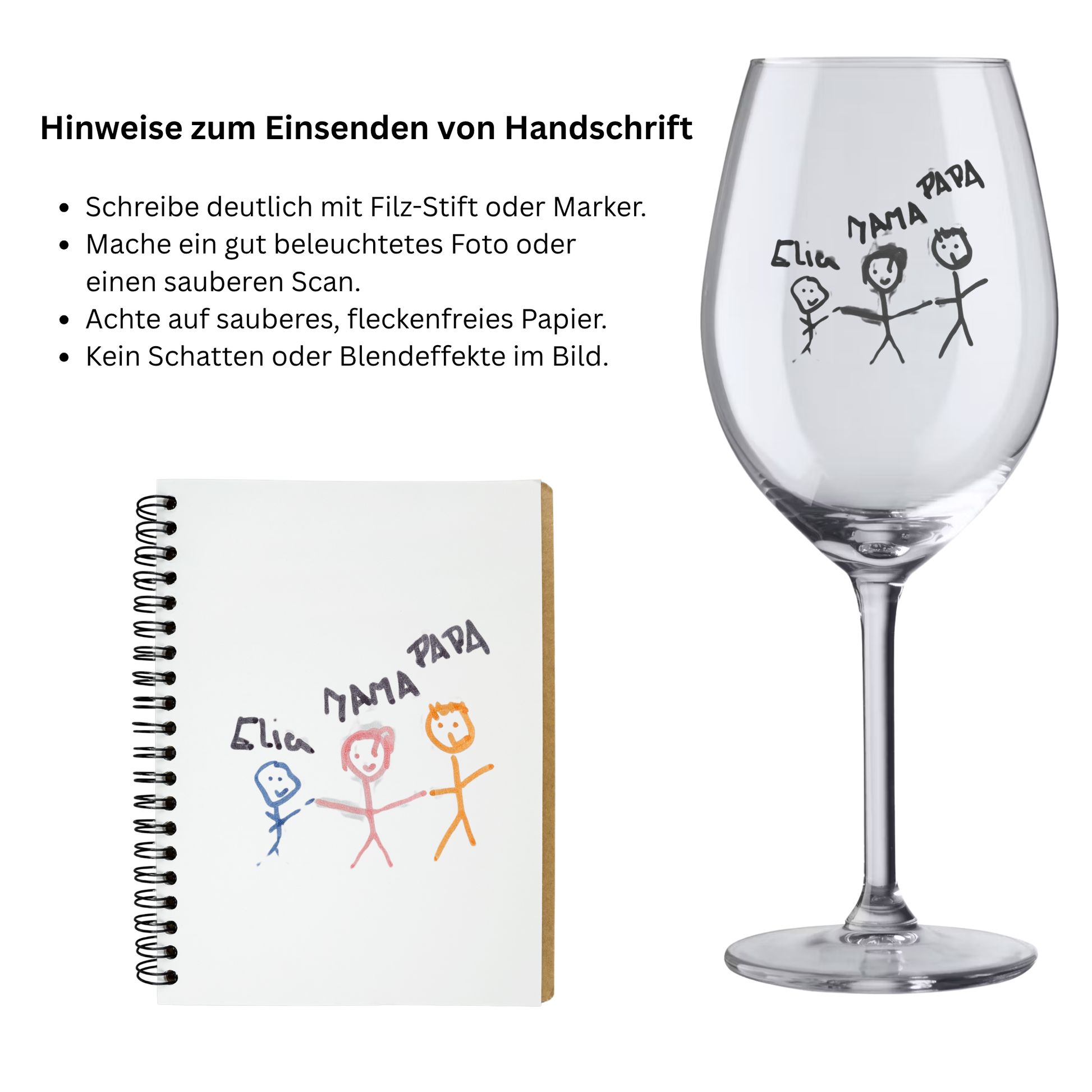 Hinweise zur Gravur von Kinderzeichnungen auf Glas – Tipps für klare Linien, saubere Scans und optimale Ergebnisse.
